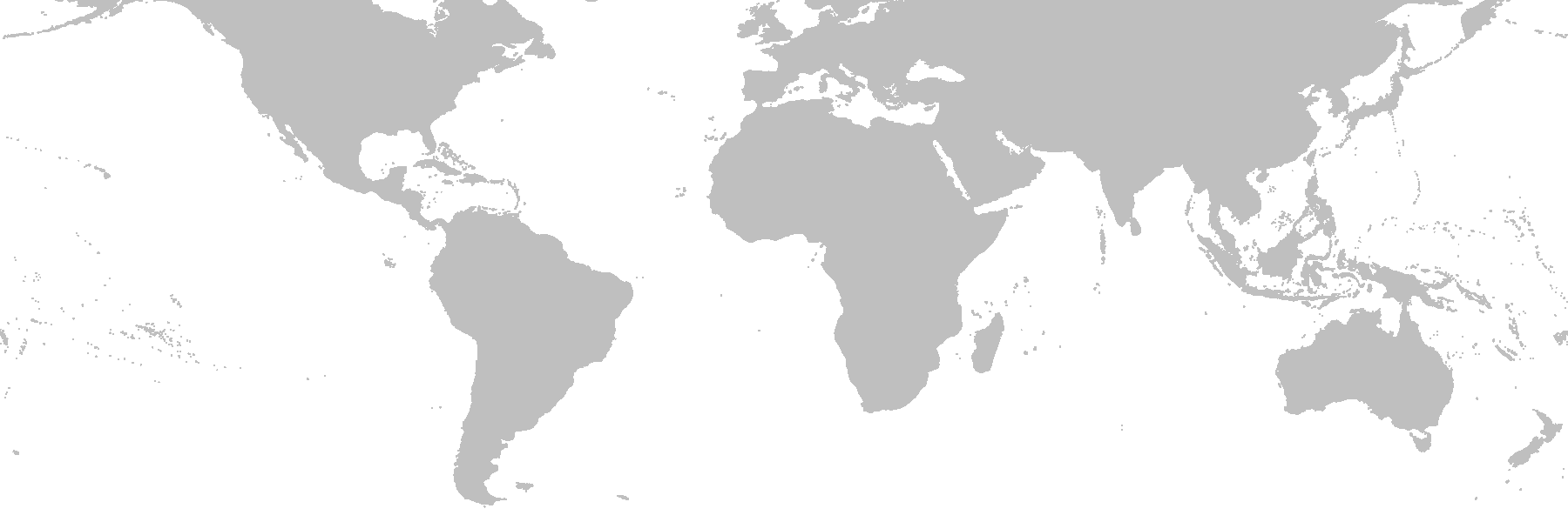 Carte mondiale grisée